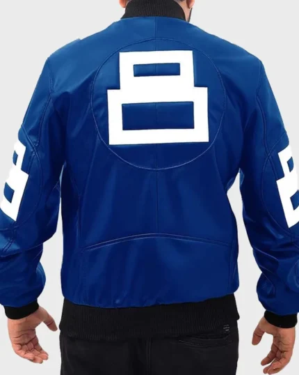 David Puddy Seinfeld 8 Ball Blue Bomber Jacket