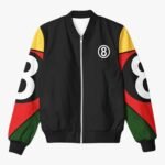 8 Ball 90s Black Vintage Bomber Jacket