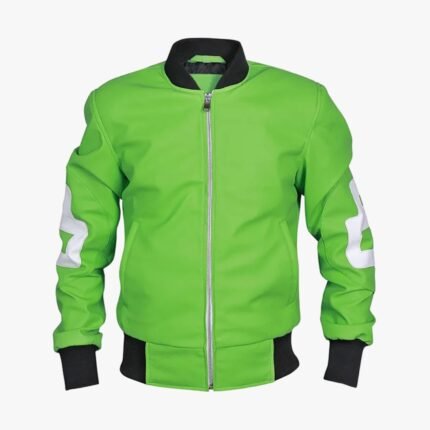 8 Ball Green Bomber Jacket