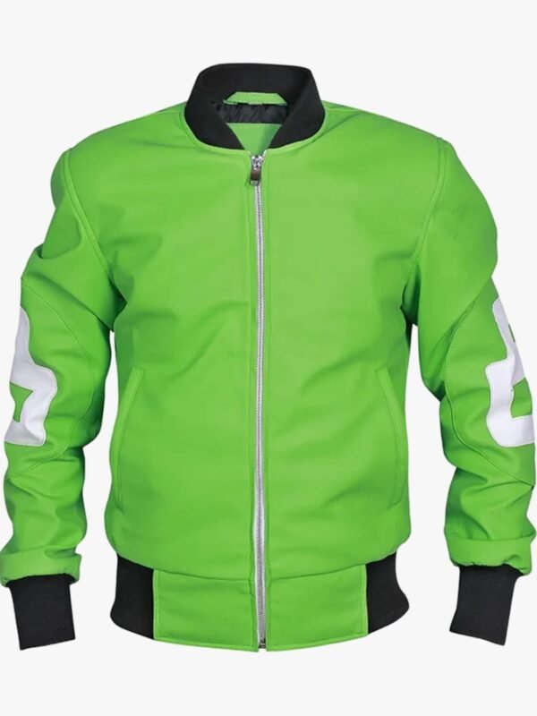 8 Ball Green Bomber Jacket