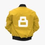 8 Ball Yellow Bomber Jacket
