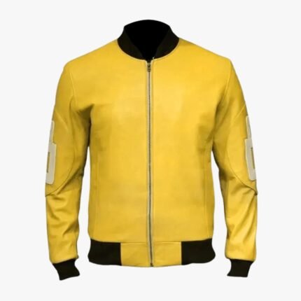8 Ball Yellow Bomber Jacket
