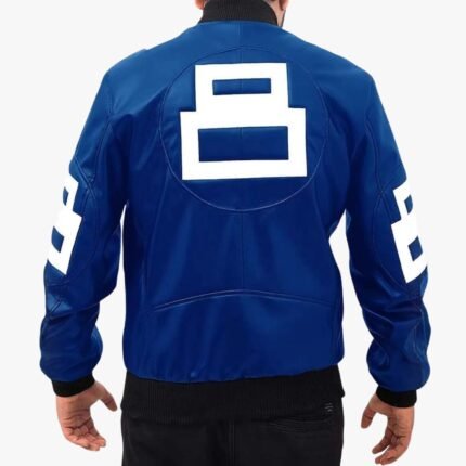 David Puddy Seinfeld 8 Ball Blue Bomber Jacket