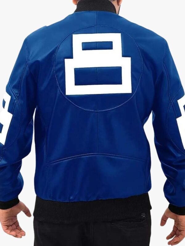 David Puddy Seinfeld 8 Ball Blue Bomber Jacket