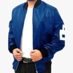 David Puddy Seinfeld 8 Ball Blue Bomber Jacket