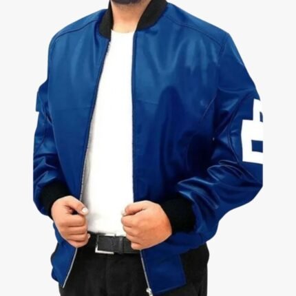 David Puddy Seinfeld 8 Ball Blue Bomber Jacket