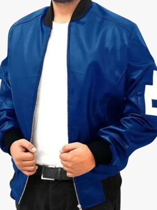 David Puddy Seinfeld 8 Ball Blue Bomber Jacket