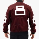 David Puddy Seinfeld 8 Ball Maroon Jacket