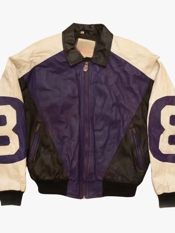 Michael Hoban 8 Ball Logo Purple and Black Jacket