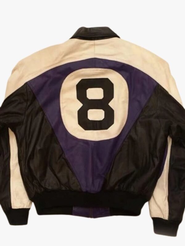 Michael Hoban 8 Ball Logo Purple and Black Jacket