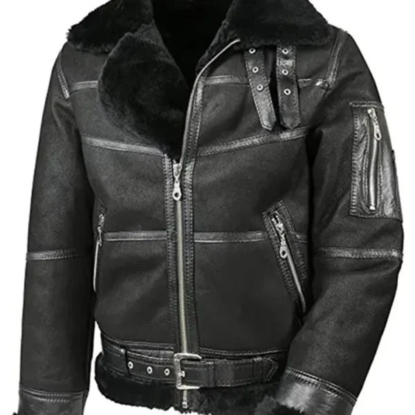 Adams Aviator B16 Shearling Fur Sheepskin Jacket