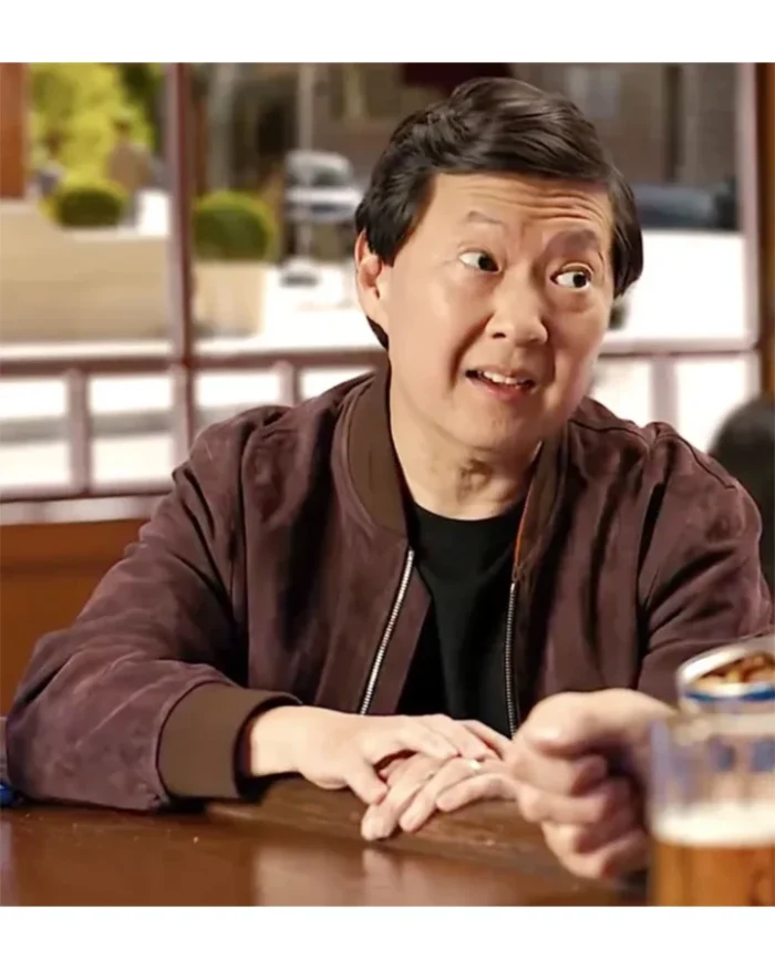 Planters Super Bowl Ken Jeong Brown Bomber Jacket