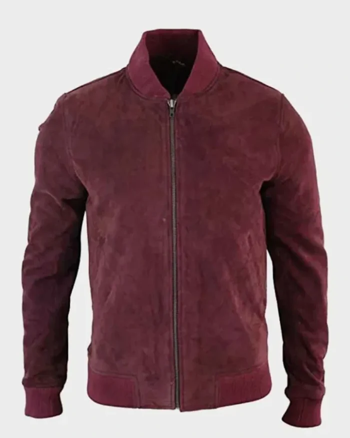 Karl Black Mirror Maroon Jacket