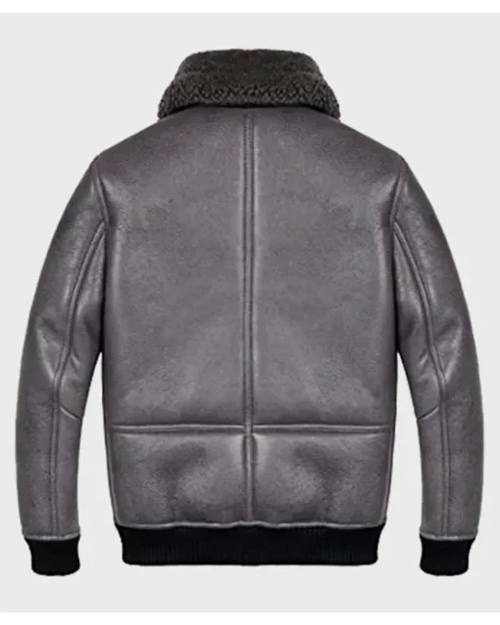 Robinson Shearling Grey B2 Leather Jacket