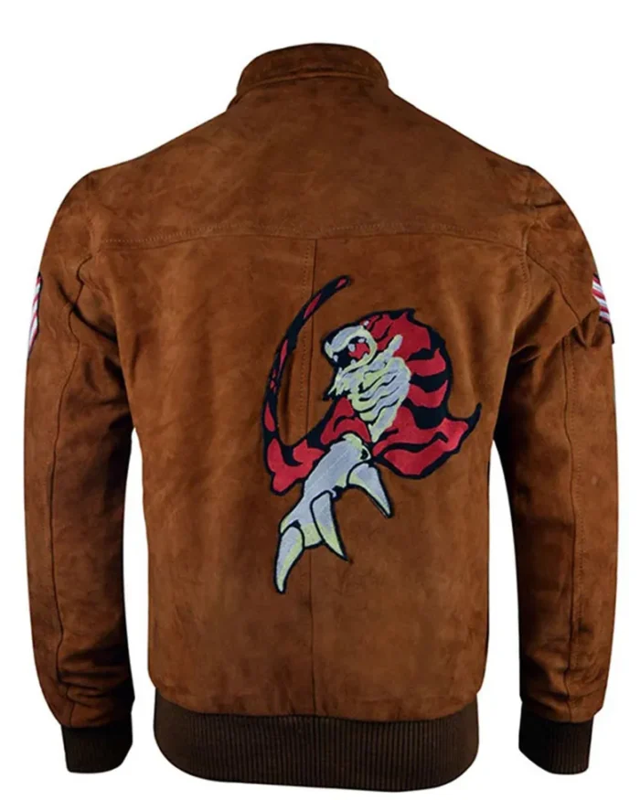 Ryo Hazuki Video Game Shenmue 3 Brown Bomber Jacket