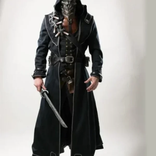  Corvo Attano Dishonored Leather Trench coat