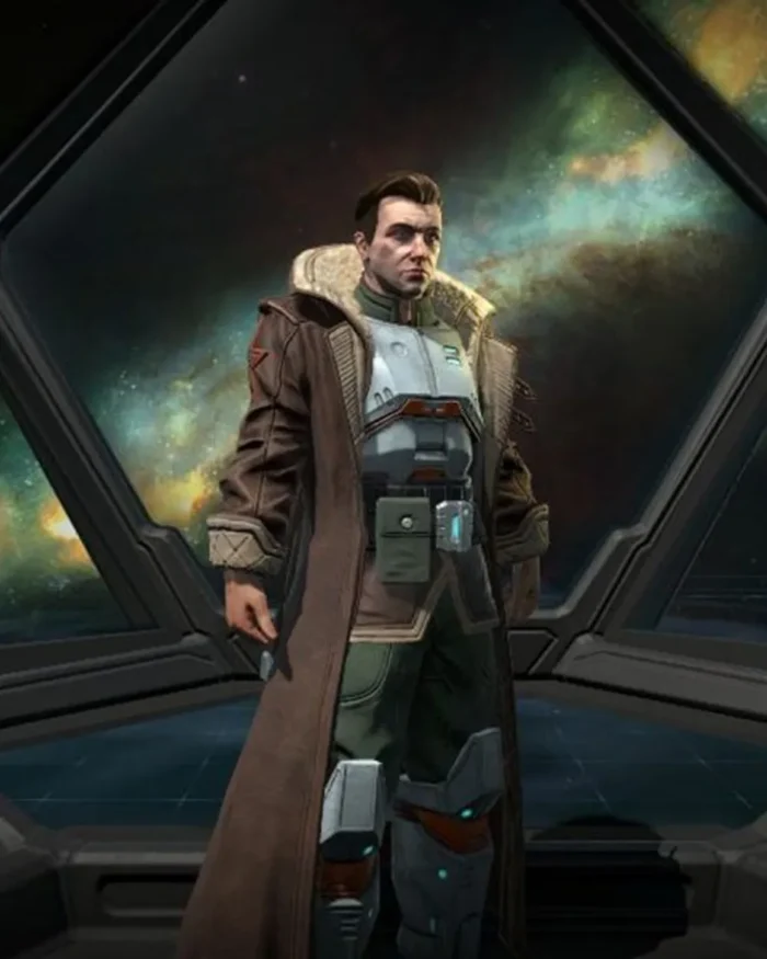 Age of Wonders Planetfall Jack Gelder Brown Coat