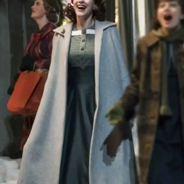 the Marvelous Mrs. Maisel S01 Rachel Brosnahan Grey Coat