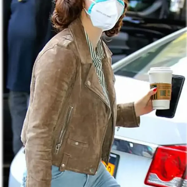 The Marvelous Mrs. Maisel Rachel Brosnahan S04 Brown Jacket