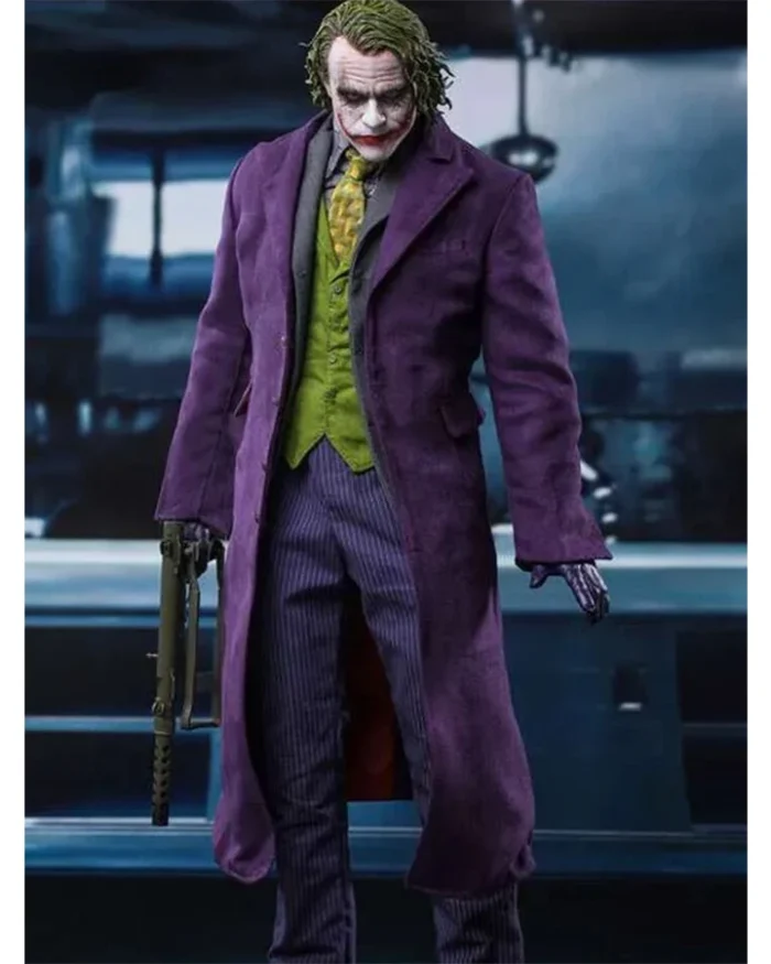 Joaquin Phoenix Joker Suede Leather Trench Coat