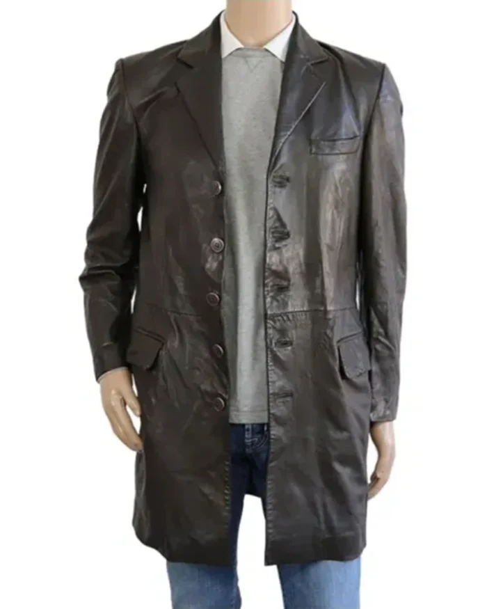 Thomas Jane The Expanse Leather Trench Coat