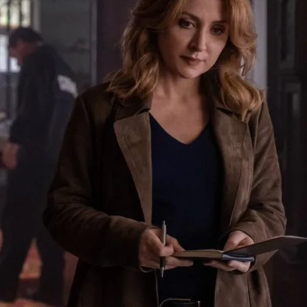 Dangerous Lies Detective Chesler Long Trench Coat