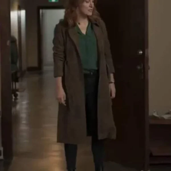 Dangerous Lies Detective Chesler Long Trench Coat