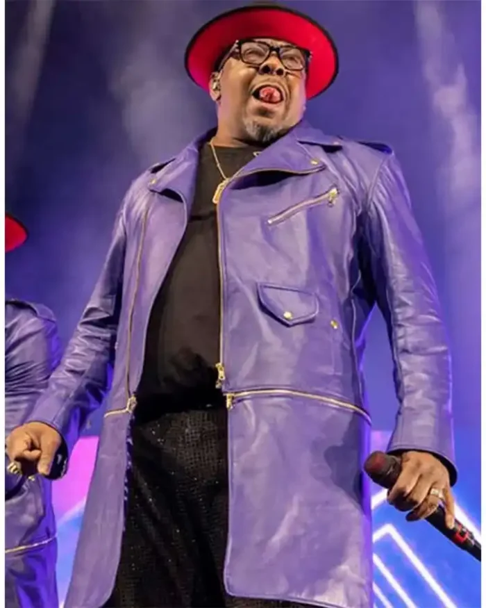 New Edition Legacy On Stage Purple Coat