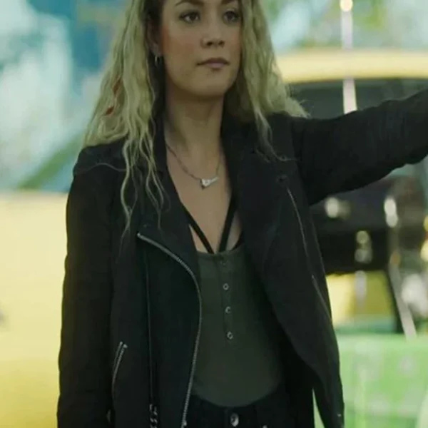 Amalia Williamson Northern Rescue Black Suede Jacket