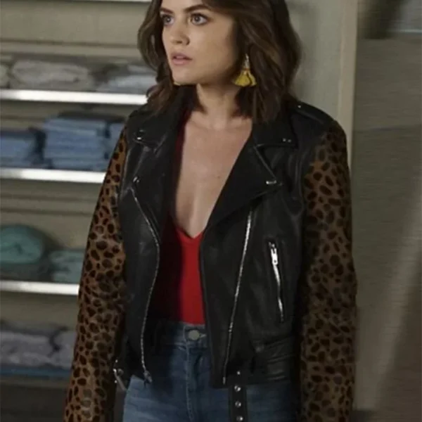 Aria Montgomery Pretty Little Liars Biker Jacket