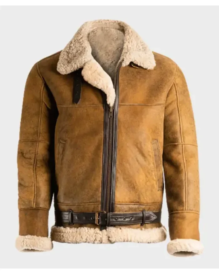 Jay Brown Sheepskin SF Leather Jacket