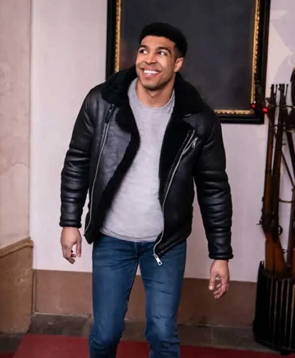 12 Dates of Christmas Chad Savage Leather Jacket