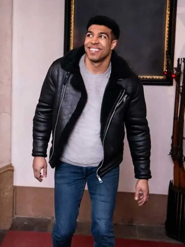 12 Dates of Christmas Chad Savage Leather Jacket
