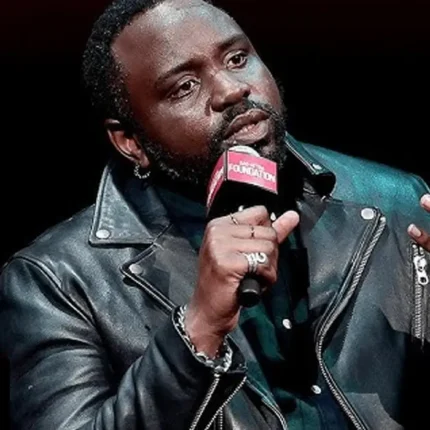 Causeway 2022 Brian Tyree Henry Black Leather Jacket