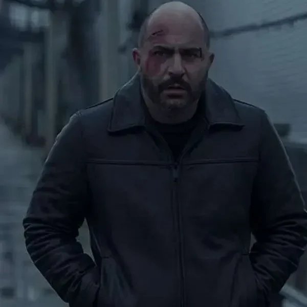 Lior Raz Hit and Run Segev Azulay Black Leather Jacket