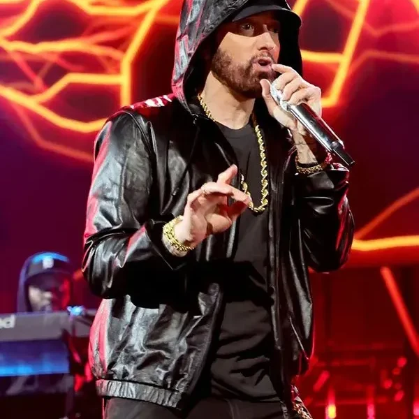 Eminem Rock And Roll Hall of Fame Leather Jacket