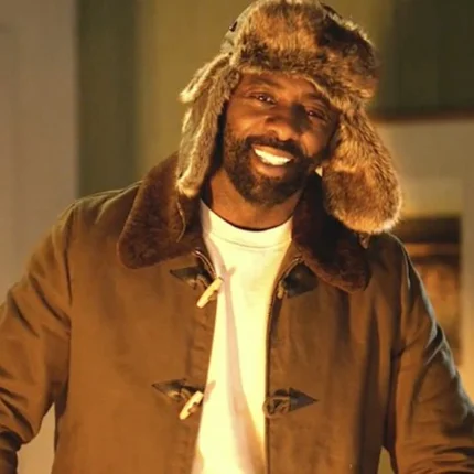 Idris Elba Super Bowl Commercial Ad Brown Jacket