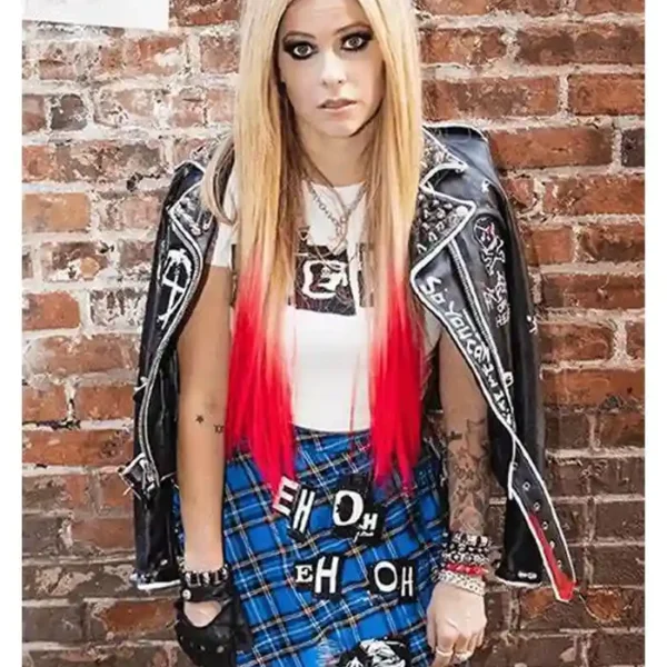 Avril Lavigne Bite Me Leather Jacket
