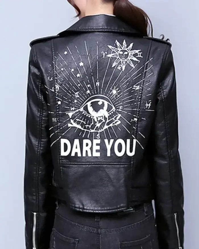 Eye Dare You Leather Jacket