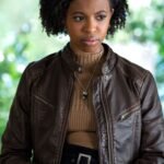 13 Reason Why S04 Ani Achola Brown Jacket