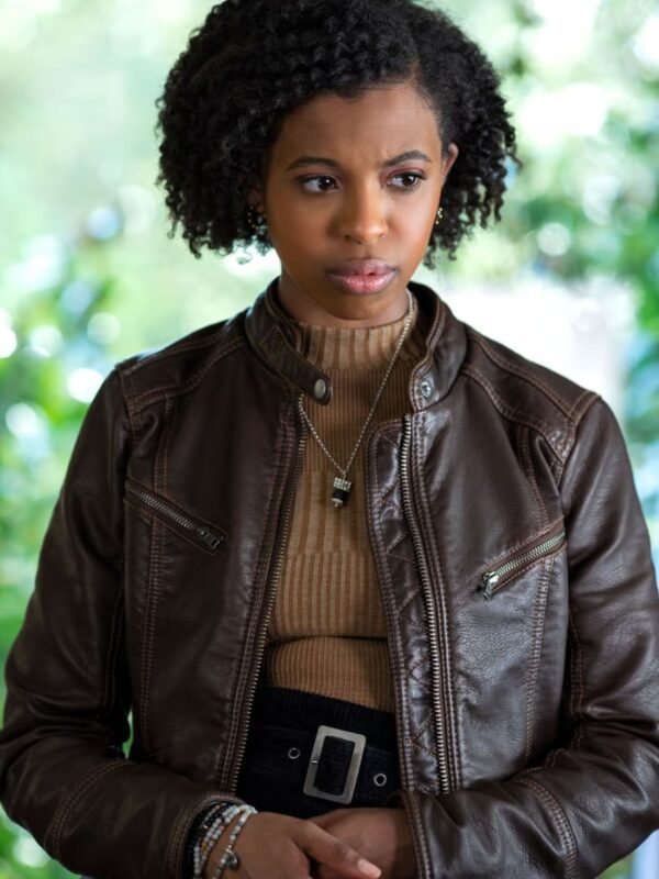 13 Reason Why S04 Ani Achola Brown Jacket