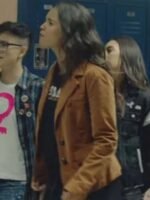 13 Reasons Why Jessica Davis Brown Leather Jacket