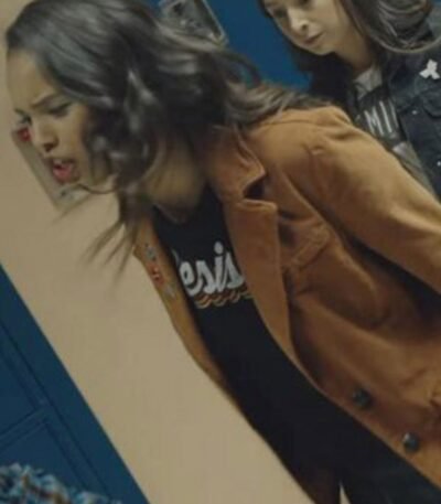 13 Reasons Why Jessica Davis Brown Leather Jacket