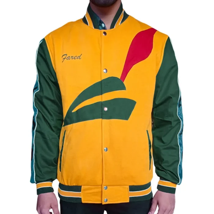 Zach Woods Silicon Valley Pied Piper Letterman Jacket