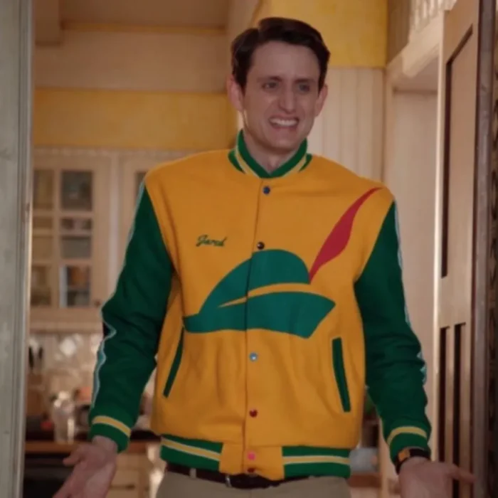 Zach Woods Silicon Valley Pied Piper Letterman Jacket