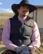 Stephen Yellowtail Ultimate Cowboy Showdown Black Puffer Vest