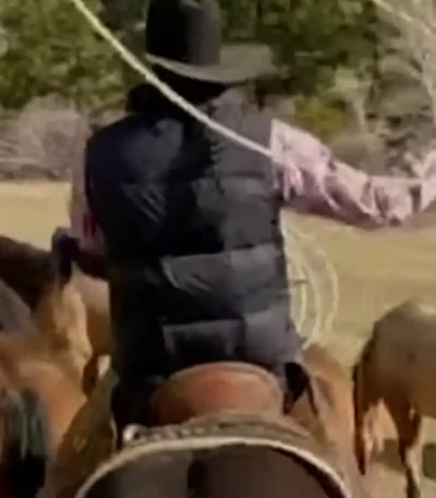 Stephen Yellowtail Ultimate Cowboy Showdown Black Puffer Vest