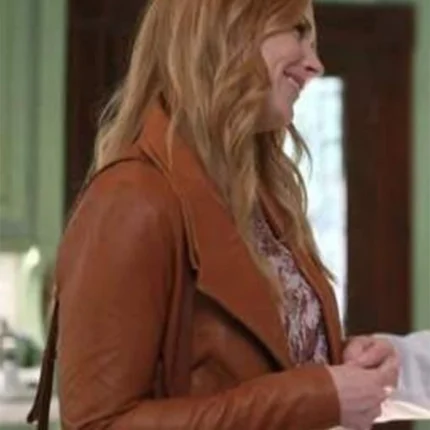 Melinda Monroe Virgin River Season 2 Brown Leather Jacket