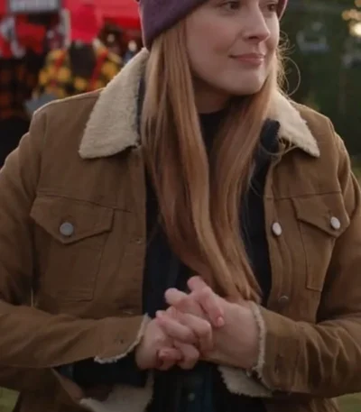 Melinda Monroe Virgin River Sherpa Trucker Jacket