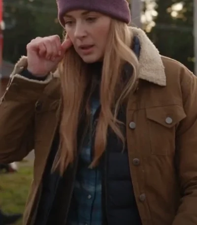 Melinda Monroe Virgin River Sherpa Trucker Jacket